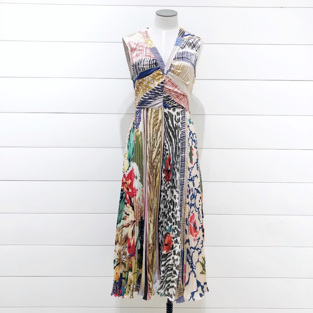Anthropologie Jacinta Silk Dress Geisha Designs